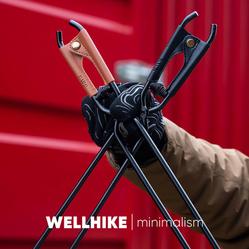 WELLHIKE户外SWS野迹火钳焚火碳夹子烧烤木炭钳烤火露营生火野营