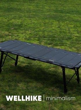 WELLHIKE户外SWS云驰五单元IGT桌多功能铝合金折叠便携可调节桌子