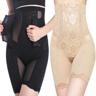 收腹裤 婷美婼雅薄款 塑形收腹提臀高腰收胃孕妇产后束缚美体塑身裤