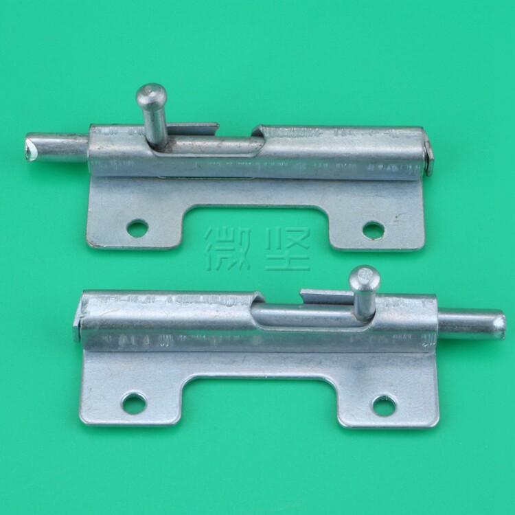 微坚 枪型铰链 机电箱开关柜 配电箱柜门左右弹簧插销合页 可焊接