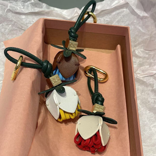 早春新款拼色精致小挂件 钥匙配件手工diy限量缪缪包包小挂饰现货