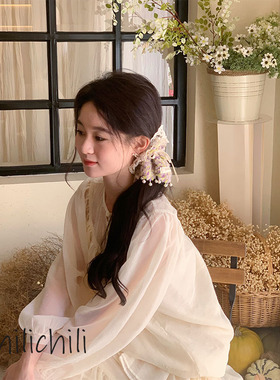 CHILI 原创设计手工钩织春限设计创意发圈裙摆DIY手作材料包成品