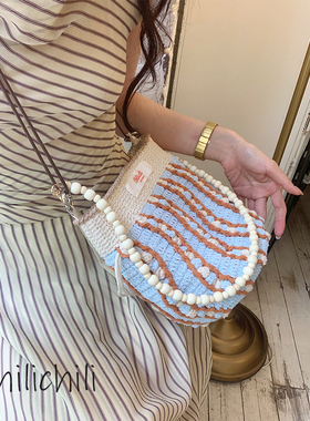 CHILI 原创小众设计手工钩针编钩织创意水桶大包斜挎礼物材料包