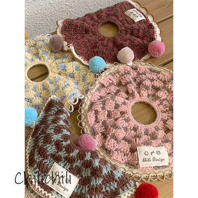 CHILI 原创设计手工钩织冬季限设计发套多色DIY发圈手作diy材料包