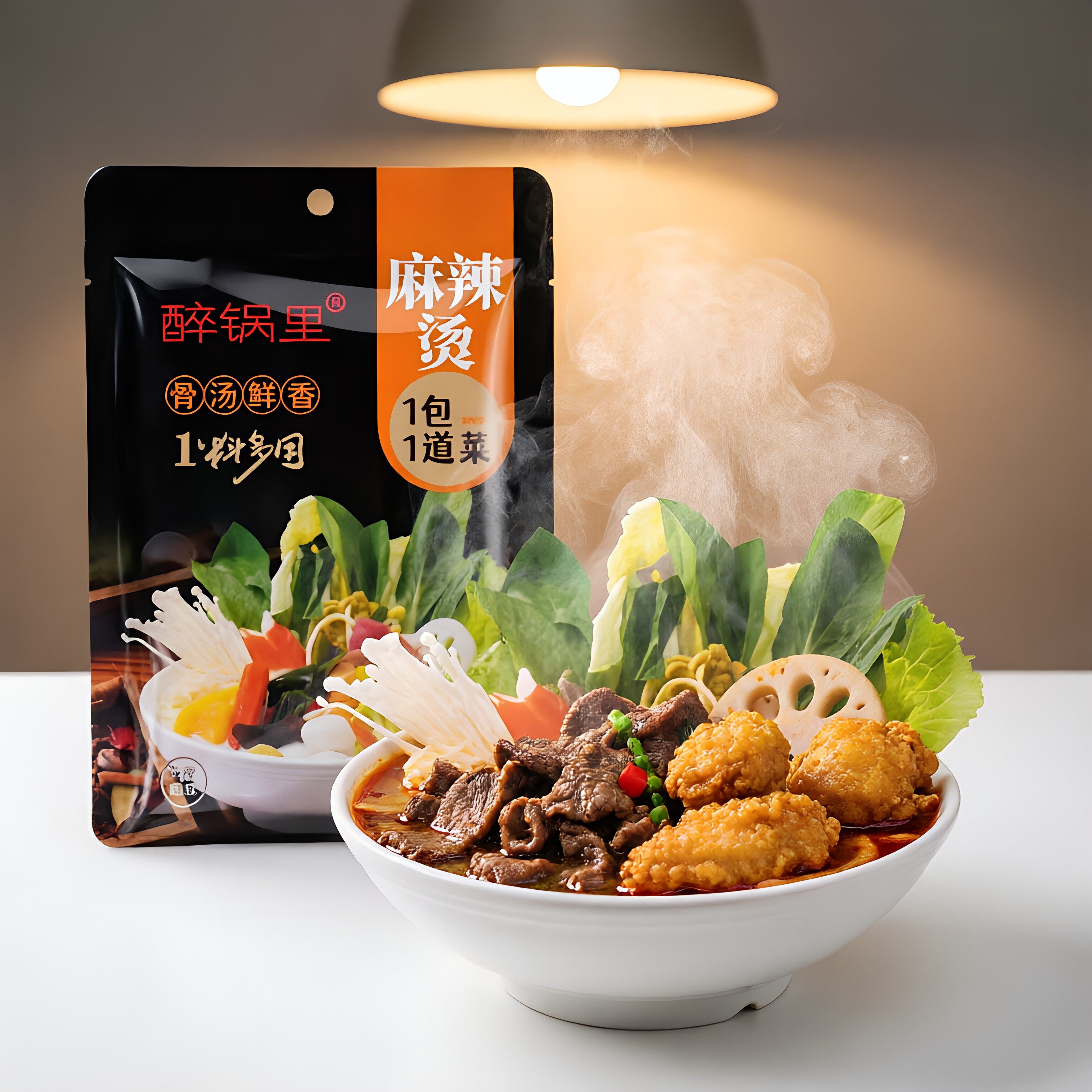 麻辣烫调味料微辣骨汤浓香风味微辣骨汤鲜香麻辣烫袋串串专用底料
