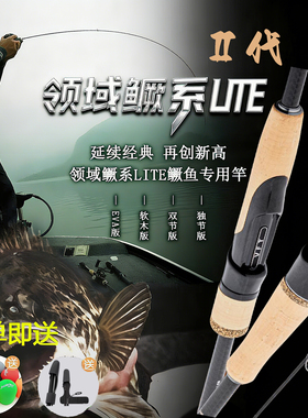 托马斯VFT25新款领域鳜系2代路亚竿超快调专业级虫竿鳜鱼鲈鱼竿