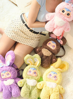 祝福可爱三小毛萌宠双装饰摆件