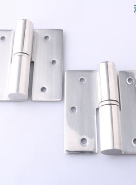 304不锈钢DB281-1拆卸式铰链 圆孔型内 CL281-1外装门插拔型合页