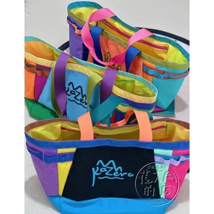 多巴胺配色30L大容量时尚拼色托特包单肩手提包女新款通勤旅行包