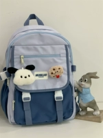 Синий + маленький кулон собак [отправить куки -брошь]