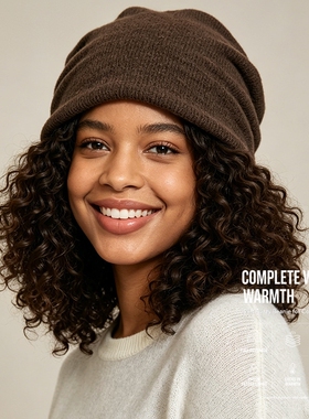 高阶质感美式复古套头帽冷beanie