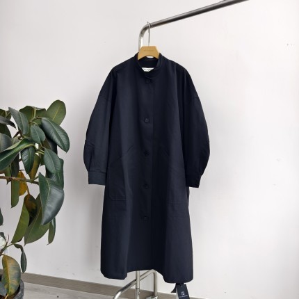 GOLDEN BARRY|金和百瑞2025年秋韩系阔型棉质翻领风衣外套110039