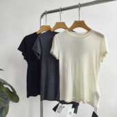 GOLDEN T恤 短袖 BARRY 金和百瑞2025年夏201818羊毛修身