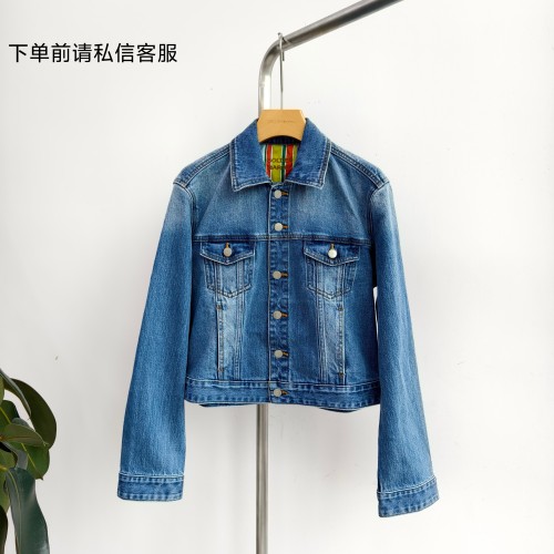 GOLDEN BARRY|金和百瑞26年早秋120123经典短款牛仔夹克女