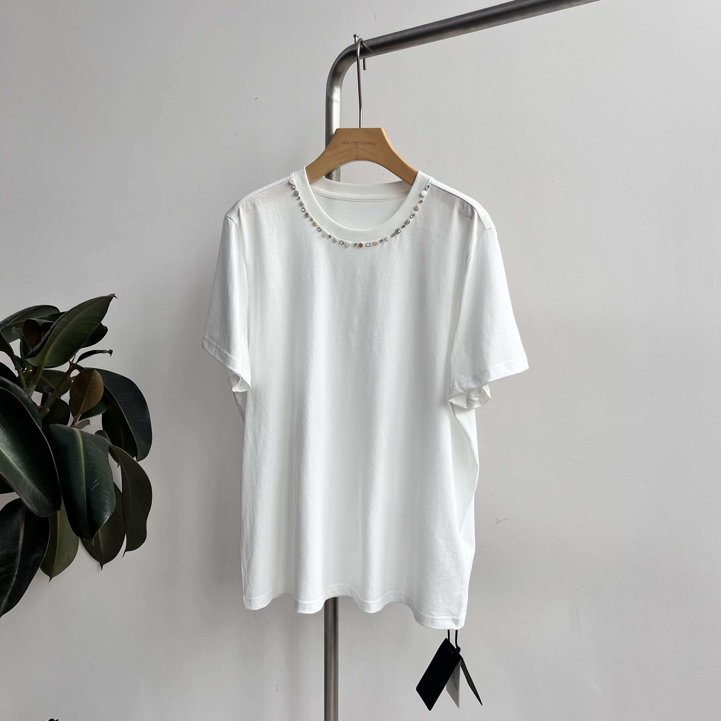 GOLDEN BARRY｜金和百瑞2025年夏通勤随性贝壳上衣201028