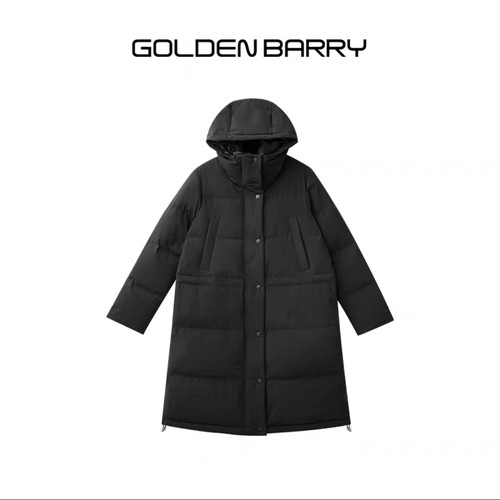 GOLDEN BARRY金和百瑞2025年冬季长期主义连帽长款鹅绒服132055