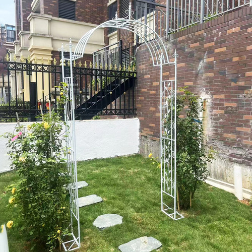 园艺葡萄架铁线莲月季拱形拱门花架爬藤架攀爬植物支架庭院户外