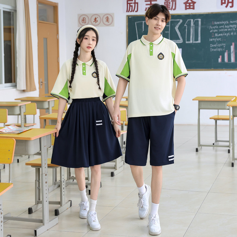 情侣装学生初中高中学院风学生班服套装毕业合唱演出校服