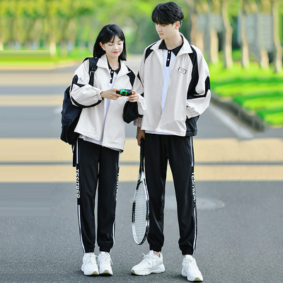 实拍情侣装秋季冲锋衣外套