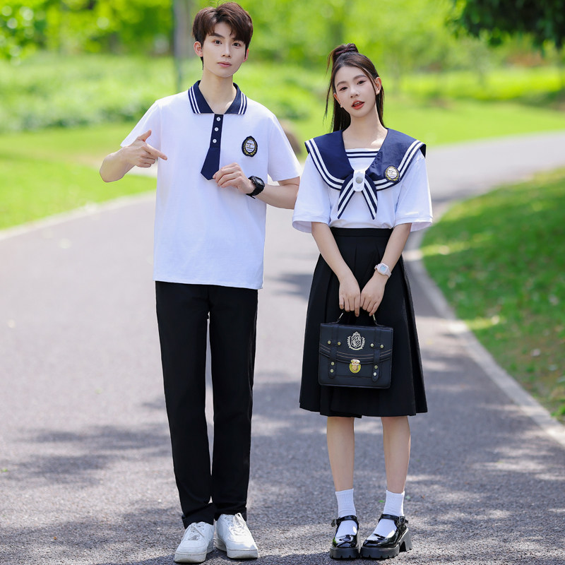 海军风水手服套装衬衫jk制服男女中小学生表演班服学院风校服夏季