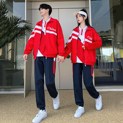 实拍情侣装秋冬装外套学生