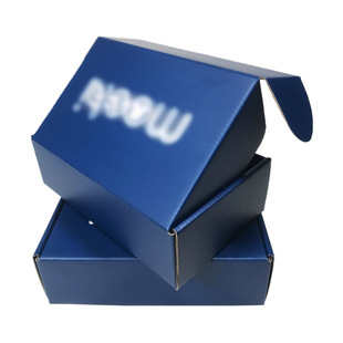 纸袋定制手提袋购物袋工厂定 制工厂定 制高品质蓝色印刷硬纸板运