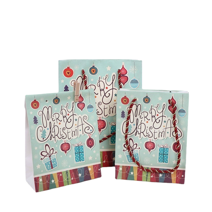 纸袋定制手提袋购物袋彩色印刷个性化杂货生日包装牛皮纸礼品