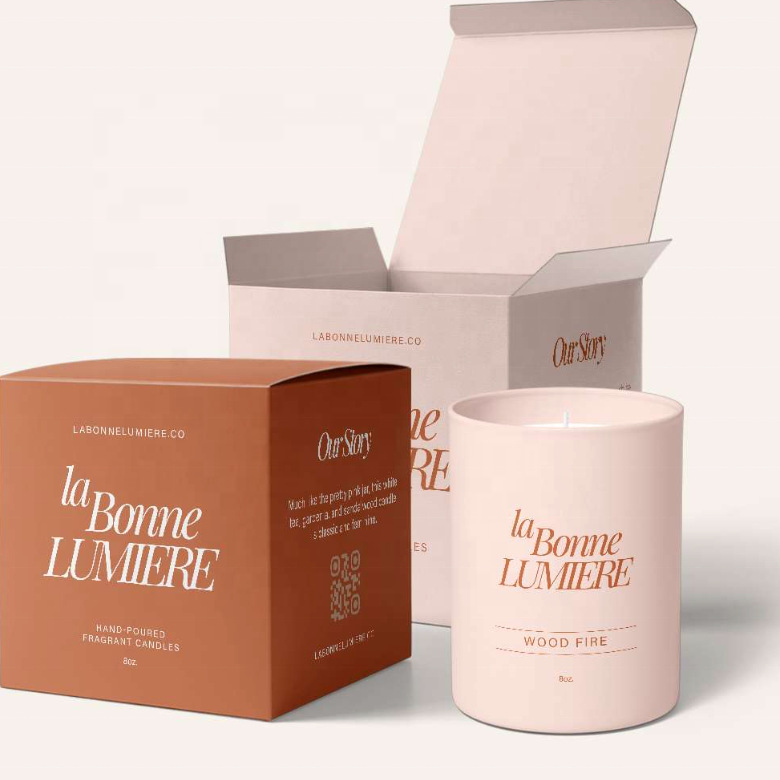 纸袋定制手提袋购物袋工厂定 制包装盒便宜的蜡烛盒，制造商