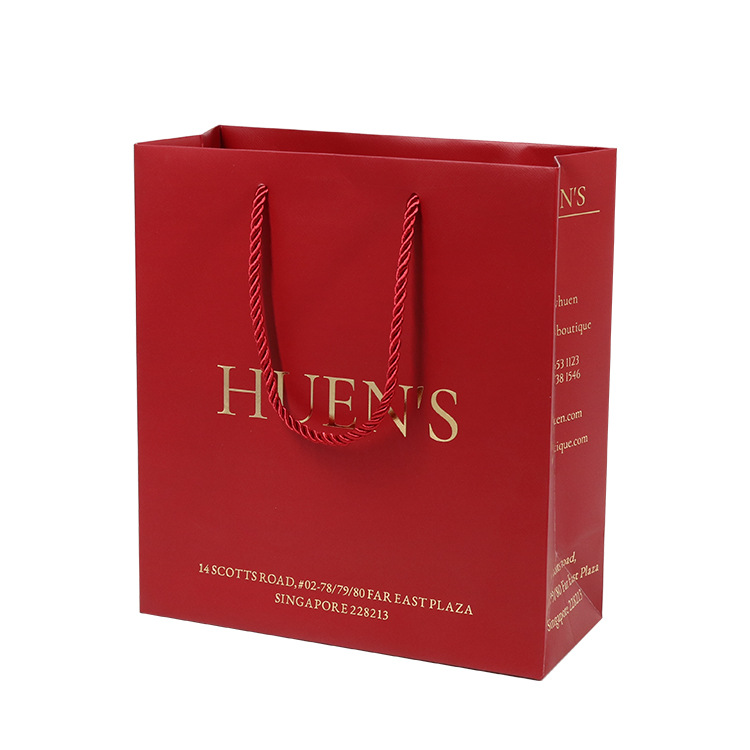 纸袋定制手提袋购物袋Custom Luxury Retail Shopping Gift Paper
