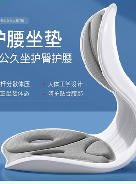 人体工学坐姿椅座椅靠垫护腰坐垫