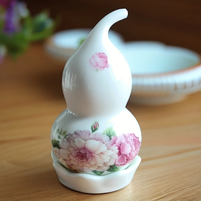 骨瓷牙签筒桶牙签盒陶瓷棉签盒牙线盒创意家用客厅餐桌摆件收纳筒