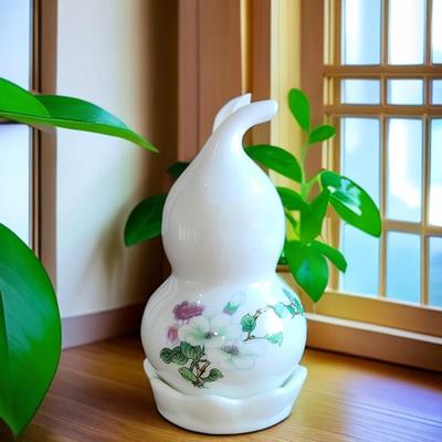 精美装饰收纳筒牙签筒骨瓷家用陶瓷复古风牙线盒摆件可爱牙签筒