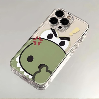 个性可爱抠鼻小鳄鱼手机壳