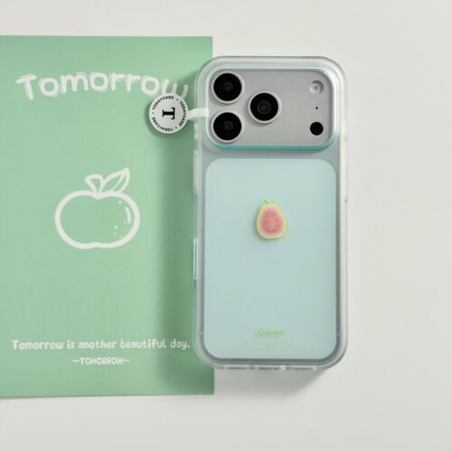 简约超薄夏日薄荷绿巴乐适用于苹果16/17promax手机壳iPhone14/13pro高级12/11磨砂xsmax创意xr防摔8Plus软壳