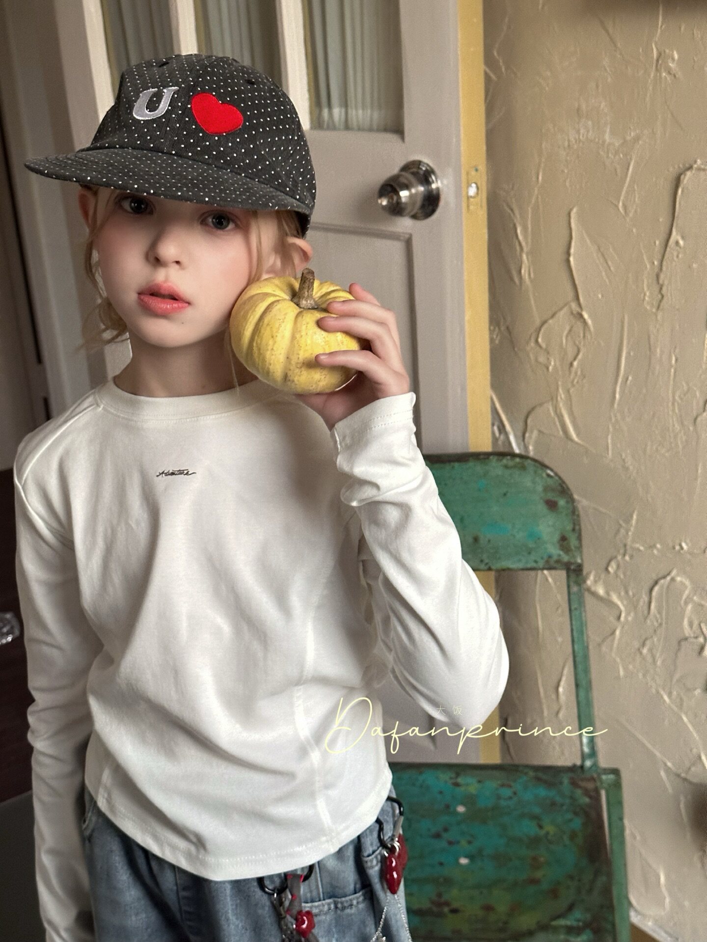 女童简约辣妹T恤2026春款中大童洋气时髦韩版修身百搭长袖打底衫