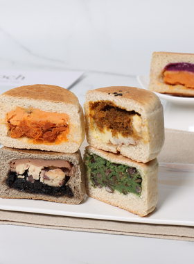 【花木轮组合】橡木盾全麦面包粗粮欧包学生早餐健身代餐饱腹抗饿