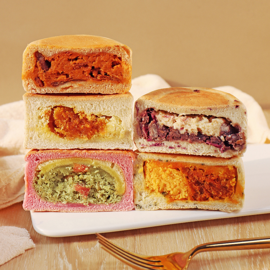 橡木盾大米夹心面包米墩墩