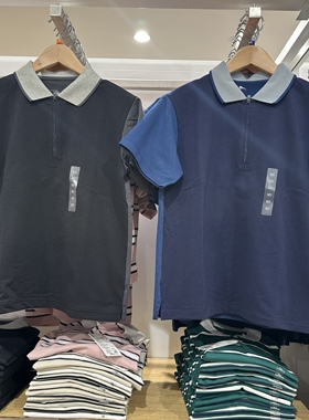 学院风 夏季男童女童休闲宽松时尚拼色快干短袖POLO衫T恤 474644