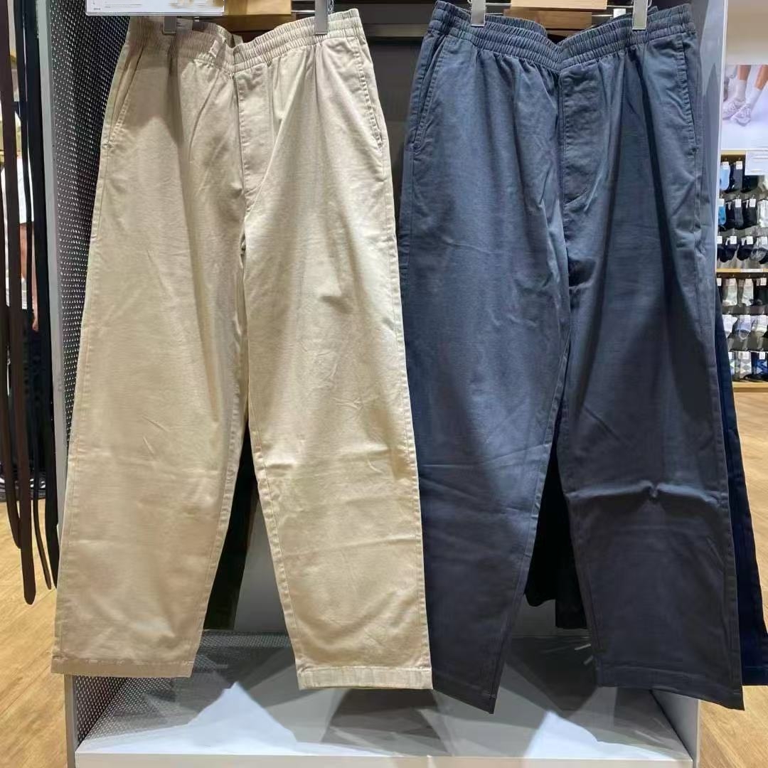 情侣弹力棉质九分裤休闲裤479134