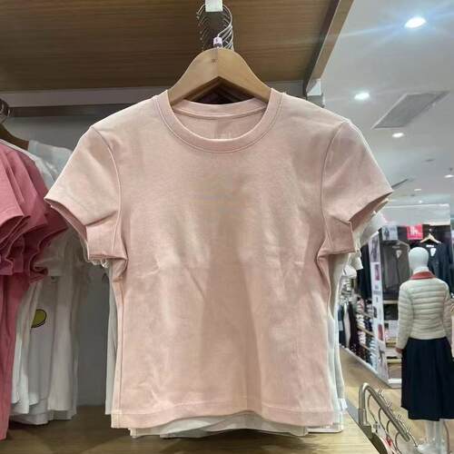 辣妹风棉质迷你T短T恤女474410