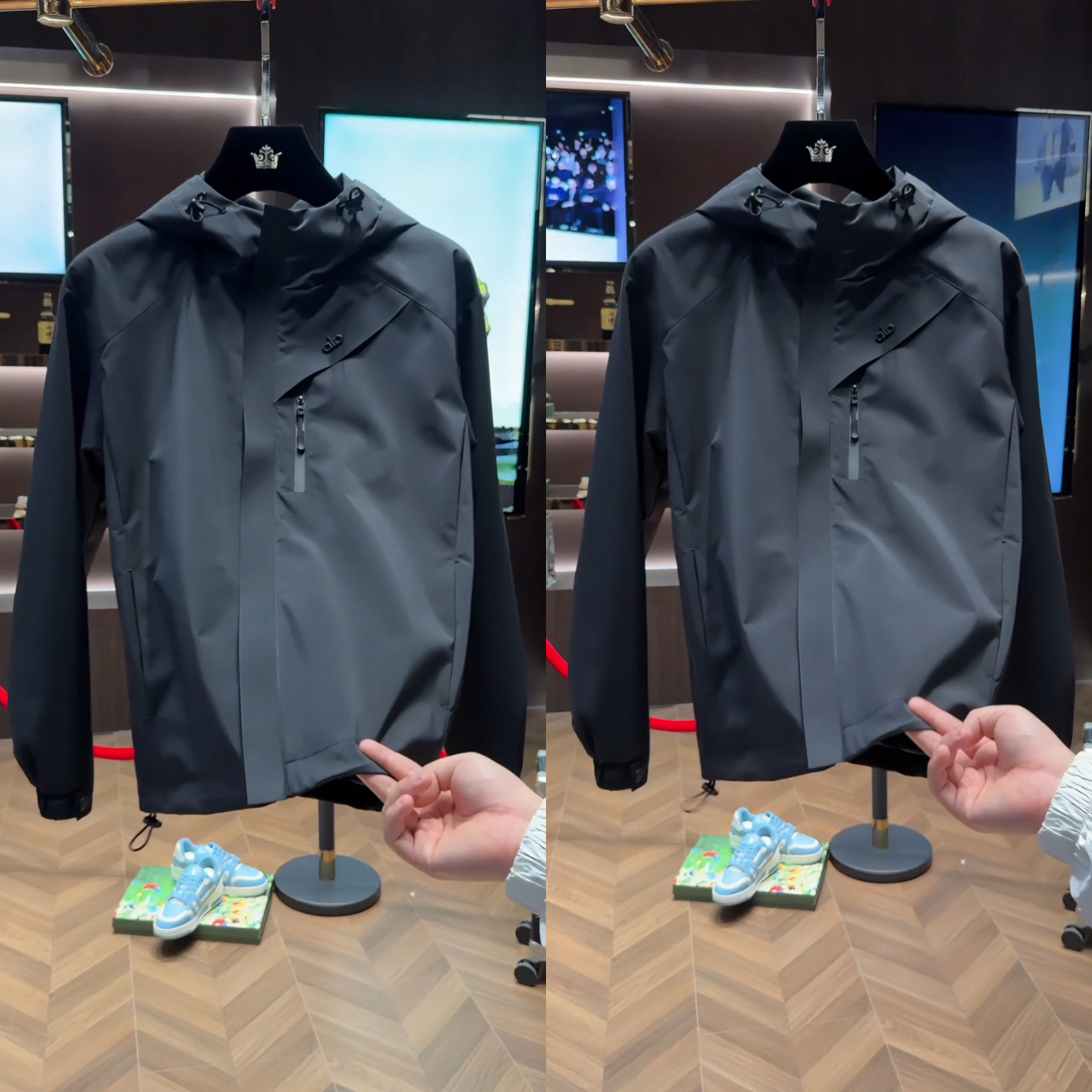 直播间同款秋季新品高级感时尚百搭冲锋衣外套男女款长袖夹克上衣