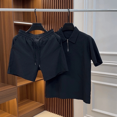 夏季新款男士穿搭套装时尚高级感