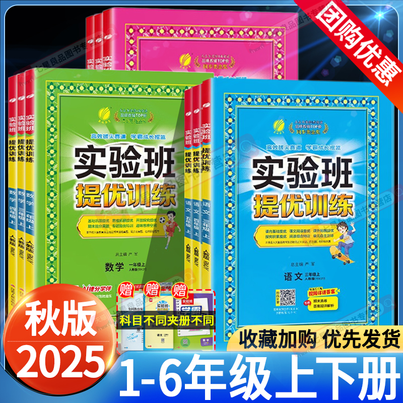 2025秋版实验班提优训练小学全套