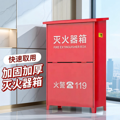 灭火器箱2只装4公斤商用3公斤灭火器箱2只装 5KG 上海同城配送