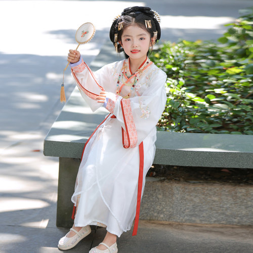 女童汉服2026新款战国袍春秋交领