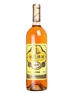 龙徽葡萄酒中华牌桂花甜酒单支装
