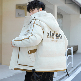 2025新款秋冬季青少年棉衣外套男款初中高中学生羽绒棉服大童棉袄