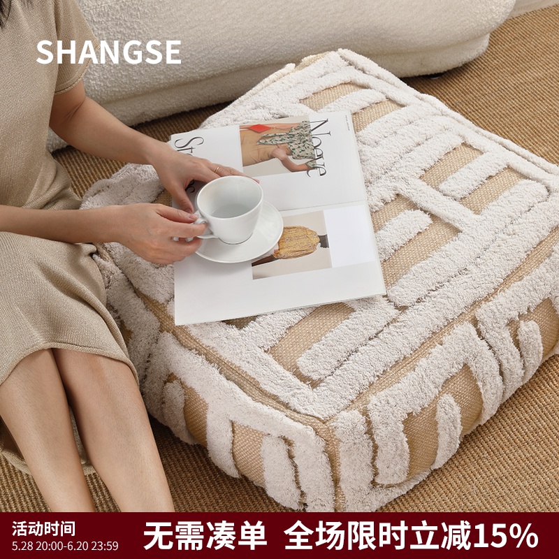 原创设计侘寂风中古风蒲团