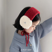 儿童耳罩秋冬季 可爱毛绒防风护耳防寒耳捂子男宝宝简约保暖耳暖冬