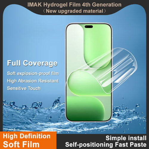 imak适用于荣耀 Honor 600 Lite 5G水凝软膜全屏钢化玻璃膜手机保护膜防摔耐磨屏幕高清防偷窥全屏保护贴膜